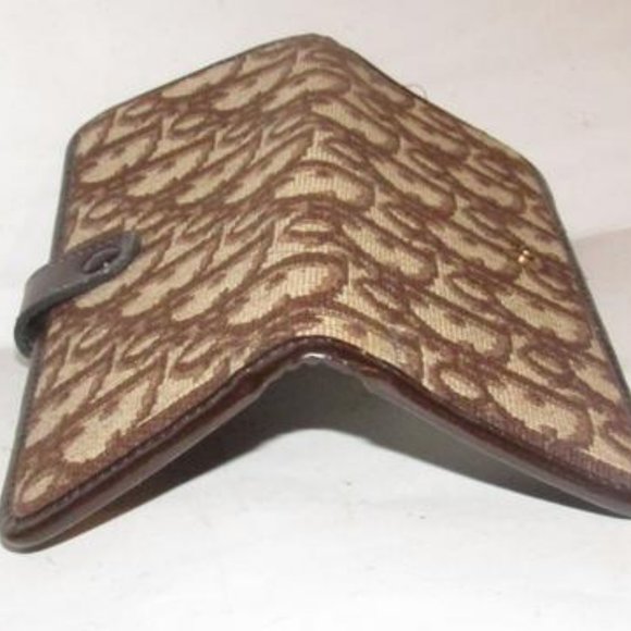 Dior Brown 'Trotter' Print Canvas Mirror Comb Case - Picture 11 of 12